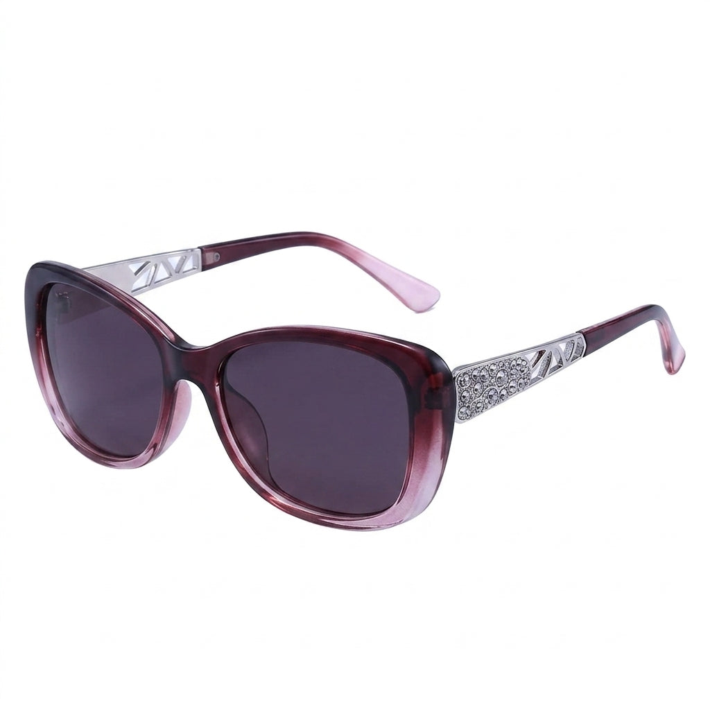 Luxury Crystal Polarized Sunglasses for Women