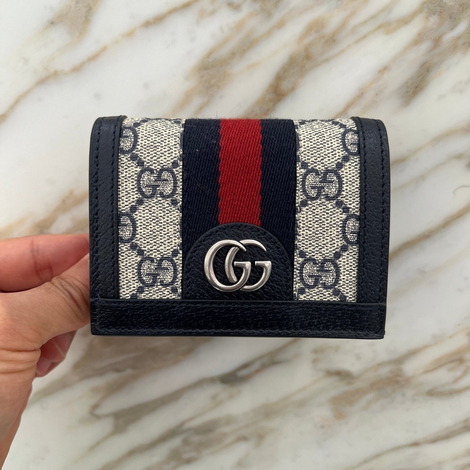 GG Gucci OPHIDIA CARD CASE WALLET